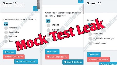 Delhi Polytechnic Mock Exam Paper Leak