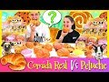 ¡¡Comida REAL vs Comida DE PELUCHE!! 🐶 Gana 24 SWEET PUPS y 24 CHOCOTINIS