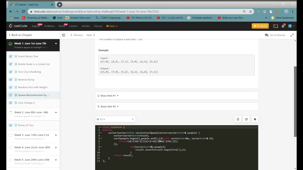 Leet code Day 6 ...#Code For June - YouTube