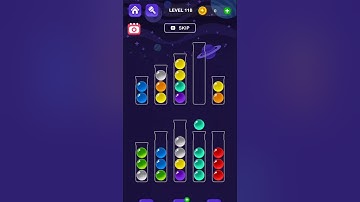Ball Sort Master Game Level - 118 Without Boosters | Puzzle Games #entertainment #puzzle #games