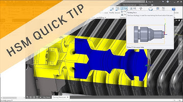 Inventor HSM QUICK TIP: Turning Face Operation