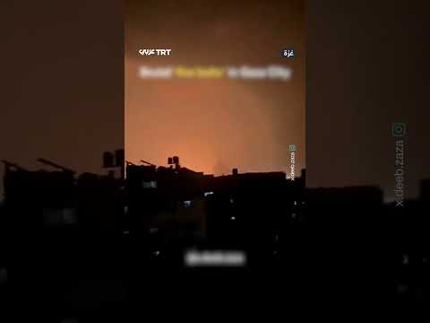 غارات إسرائيلية عنيفة ومتتالية تستهدف حي الزيتون في غزة