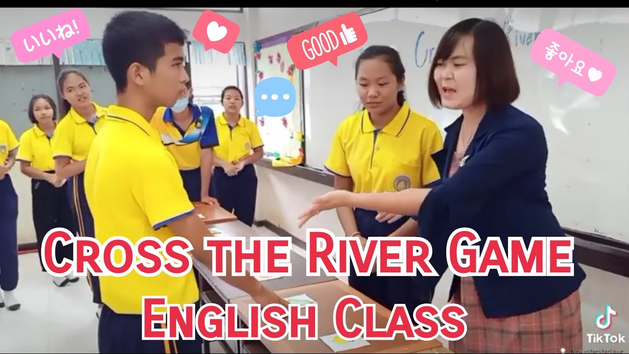 เรียนภาษาอังกฤษสนุกๆ 🍬ด้วยเกม Cross the river💕English Class กิจกรรมการเรียนการสอนภาษาอังกฤษ🍉