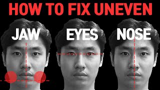 Fixing Uneven Facejaw Eyes Nose Facial Asymmetry In 6 Minutes