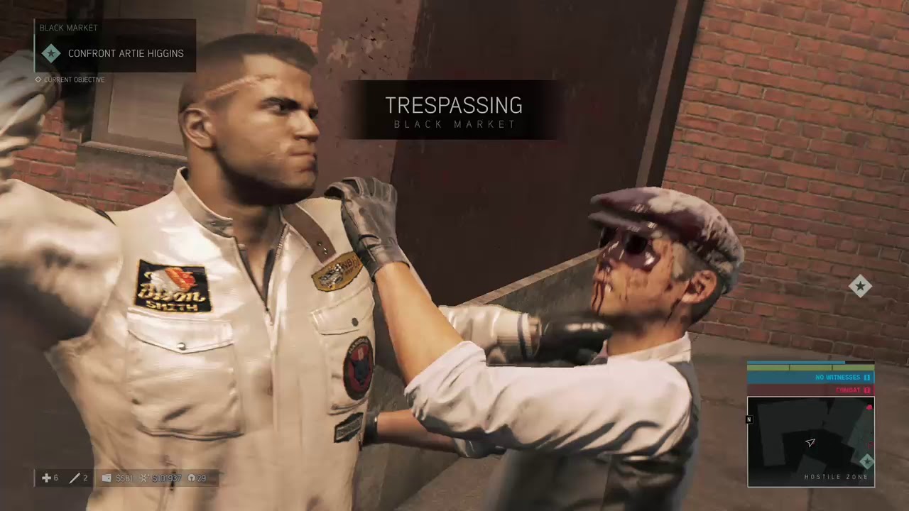 Mafia 3 definitive edition Fist and throwing knife only challenge YouTube