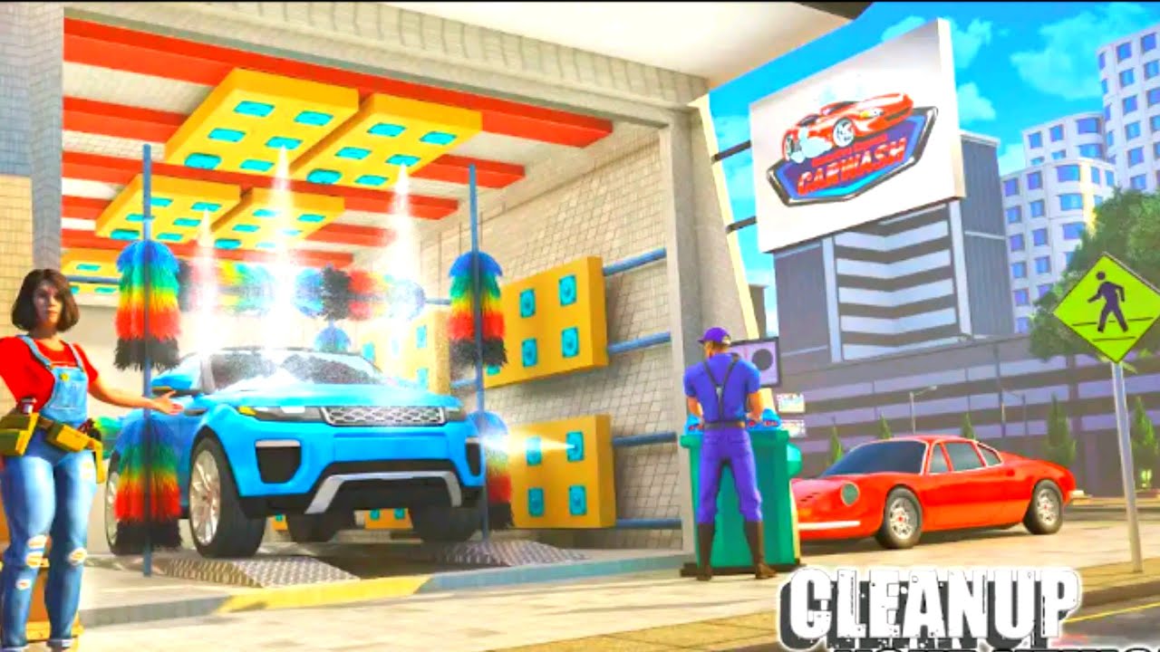 Car Wash Service And Gas Station - Service Garage Simulator - Android Gameplay , IOS