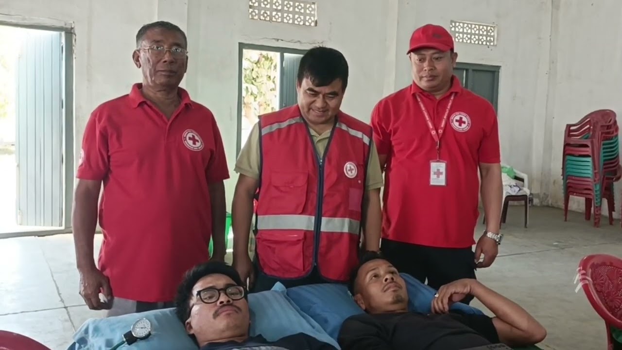 Blood donation camp at Bishnupur, IRCS BDB, AT, RIMS 