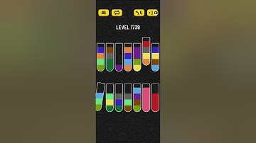 Water sort puzzle level 1739