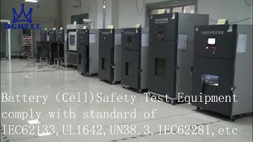 Battery Cell Safety Test Equipment comply with Standard IEC62133, UL16442, UN38.3
