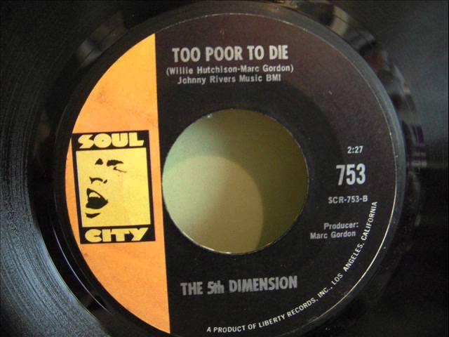 5th Dimension - Too Poor To Die