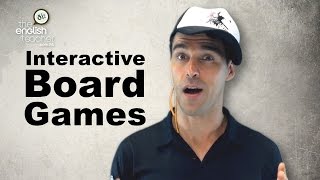 Playing interactive board games to learn English. Playing interactive board games to learn English.