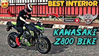 Download Kawasaki Z800 Bike Mod For Bus Simulator Indonesia| Bussid |  #bussidmod screenshot 4