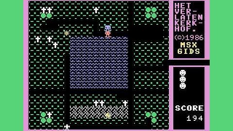 Het Verlaten Kerkhof - MSX-BASIC - MSX Gids - 1986 - part 1