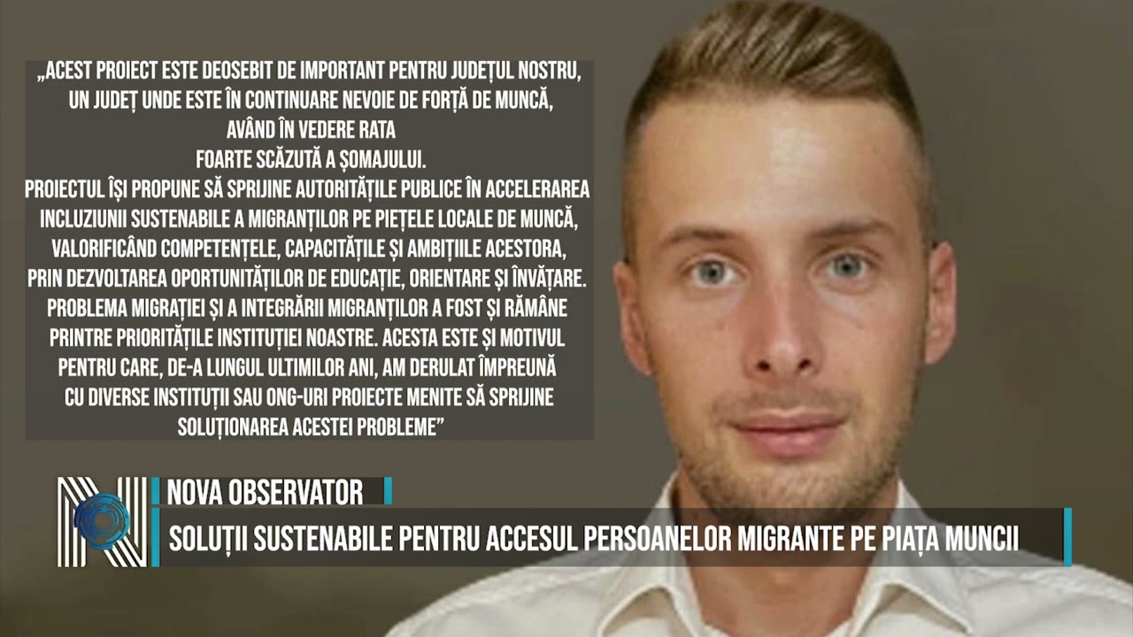 Soluții sustenabile pentru accesul persoanelor migrante pe piața muncii