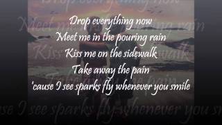 Julia Sheer & Tyler Ward - Sparks Fly with lyrics