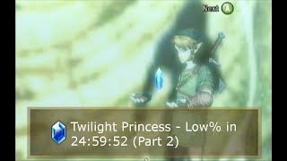 Twilight Princess - Low% Speedrun in 24:59:52 (part 2) [Former WR]
