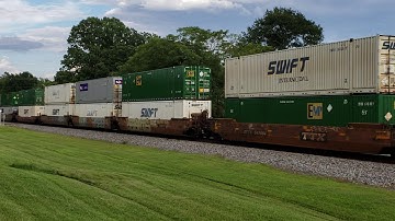 NS 213 Intermodal Taylors, SC w/UP leader
