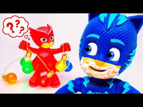 Catboy y el pastel de cumpleaños de Gekko — PJ Masks