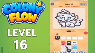 Colony Flow Level 16 Walkthrough Solution 
