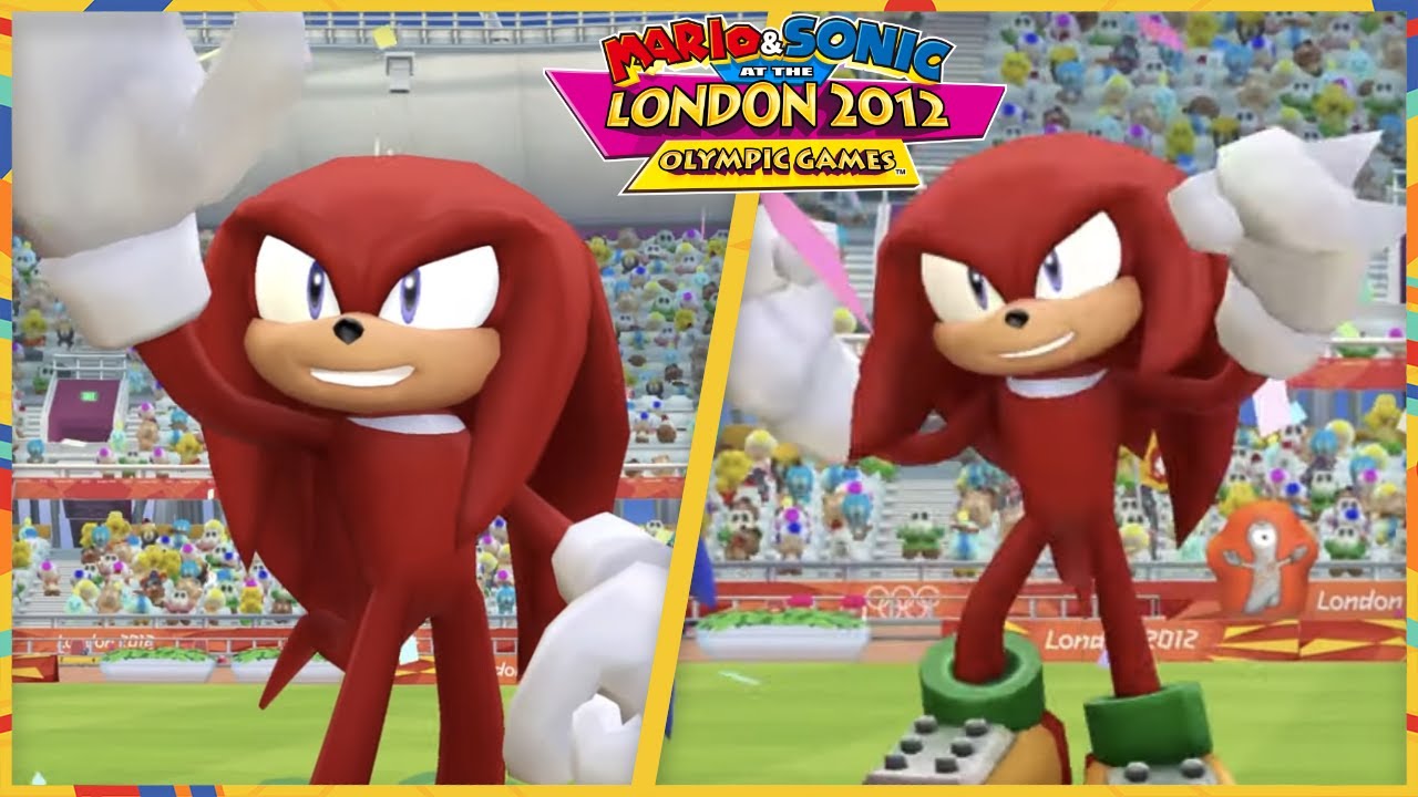 All 2012 Olympic Events as Knuckles the Echidna | Mario & Sonic at the London 2012 Olympic Games