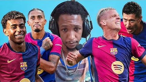 Barcelona vs Valladolid (7-0) Raphinha hits hat-trick as Lewandowski, Olmo net | LALIGA HIGHLIGHTS