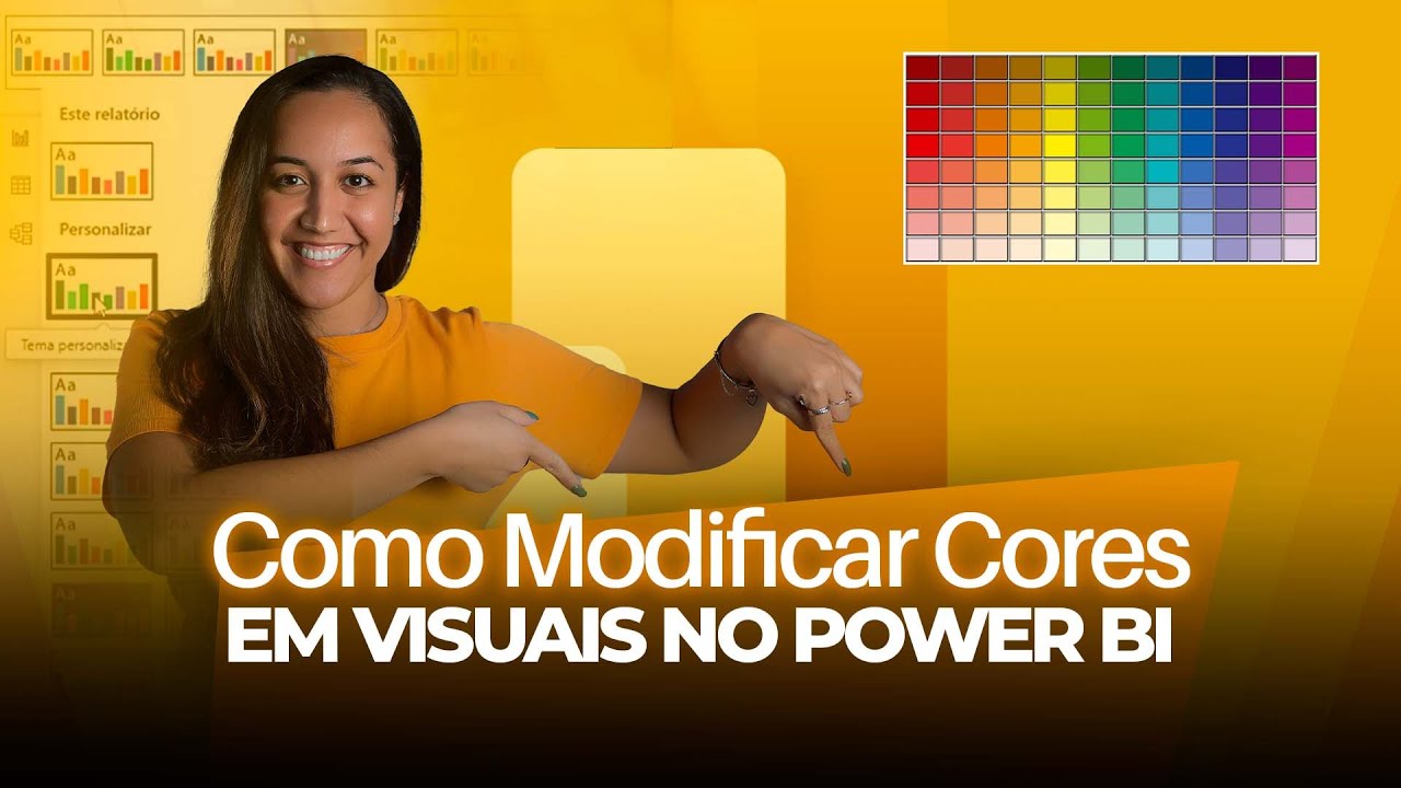 Como Modificar Cores em Visuais no Power BI [Passo a Passo] - YouTube