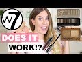 TESTING W7 MAKEUP DUPES - Do they work?!