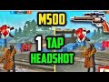 ONLY M500 ONE TAP GAMEPLAY 🍷🗿By PANJAB-M10 Gamerz 🎯 #freefire #freefiremax #onetap #pagalm10 #m500