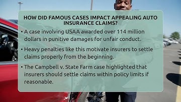How Did Famous Cases Impact Appealing Auto Insurance Claims? - Auto Coverage Explained