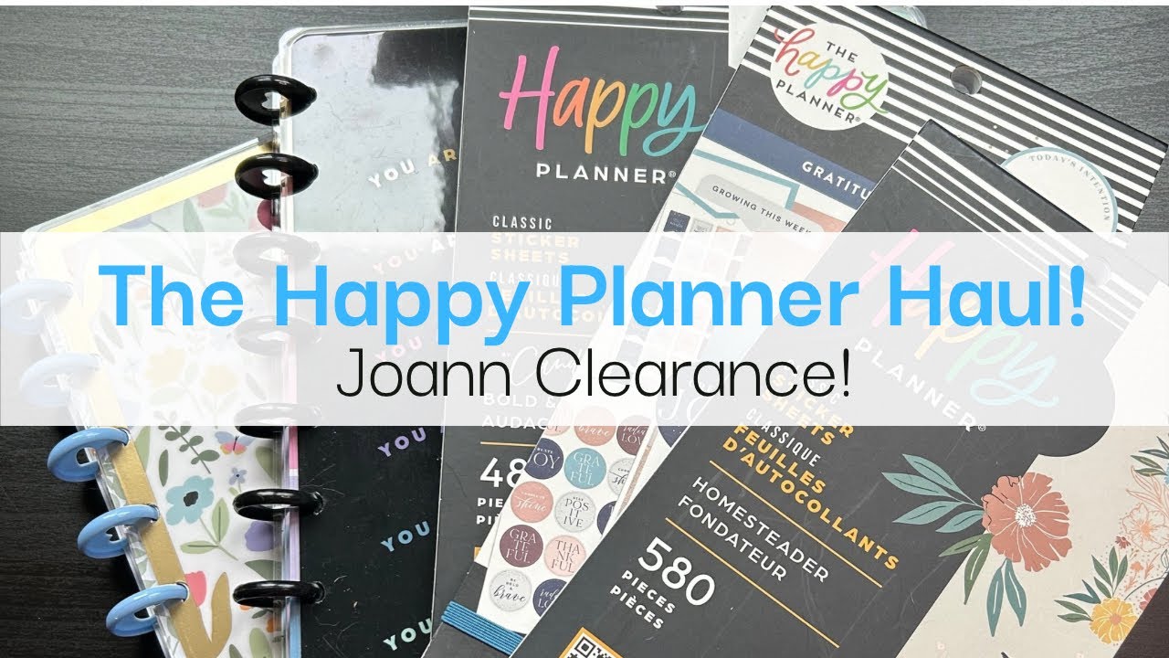 Chatty the happy planner clearance haul youtube
