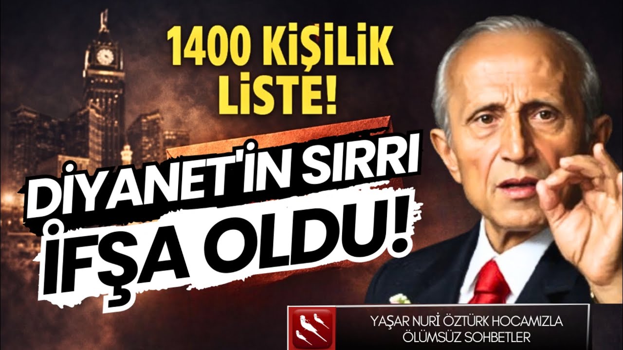 Diyanet'in Sır Gibi Sakladığı 1400 Kişi | 40 Milyon TL | Yaşar Nuri Maskeleri Düşürüyor 