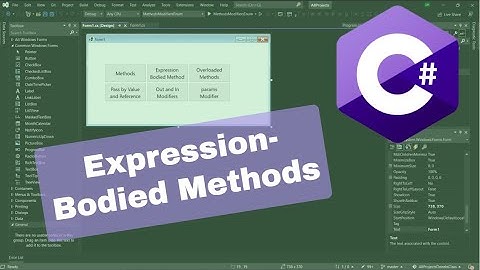 C# - Expression-Bodied Methods
