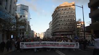 Manifestação Organizada Pelo Ira - Intervenção E Resgate Animal ::: Lisboa ::: Janeiro  2023