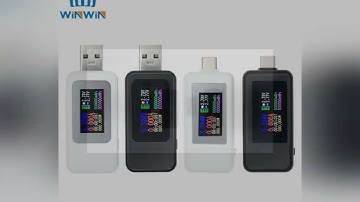 10 in 1 TYPE-C / USB Tester DC Digital Voltmeter Amperimetro Current