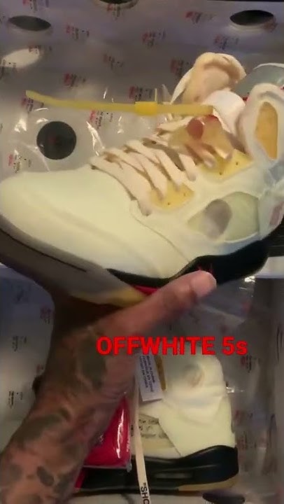 offwhite 5s black
