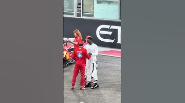 Brad Pitt crashes Ferrari F1 end of year photo #formula1 #f1 #carlossainz #bradpitt