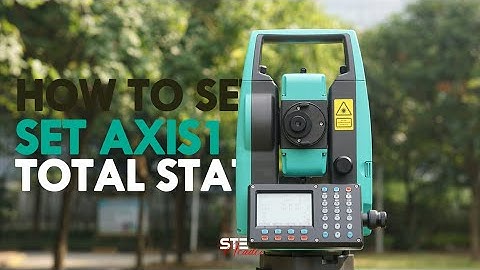 AXIS1 Total Station Tutorials | How to set your AXIS 1 total station before working on site?