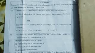Class 12th  CHEMISTRY PRE - BOARD EXAM PAPER 2023-24 #important #educational #question #chem#class12