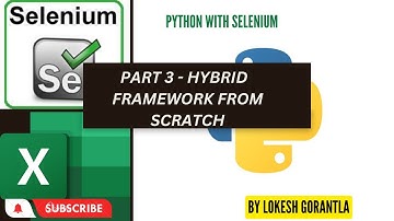 Part 3: Hybrid Framework with Selenium Python | Pytest | pytest html | Parallel | Screenshot