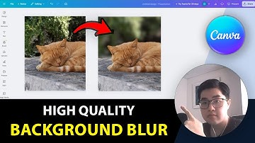 How To Blur Photo Background in Canva(100% Free Account) - Detail guide