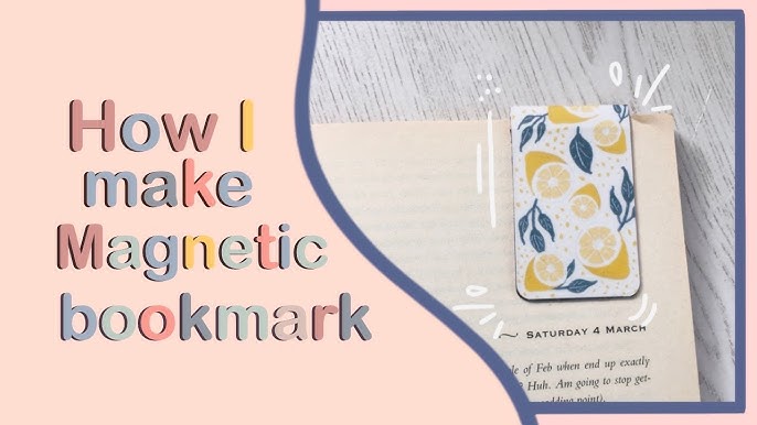 Magnetic Bookmark, simple tutorial! #genleeart #arttutorial #gatekeepi, Bookmark Tutorial