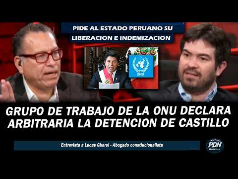 UN WORKING GROUP DECLARES CASTILLO'S DETENTION ARBITRARY AND CALLS FOR HIS RELEASE