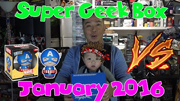 Super Geek Box Unboxing - VERSUS [January 2016]