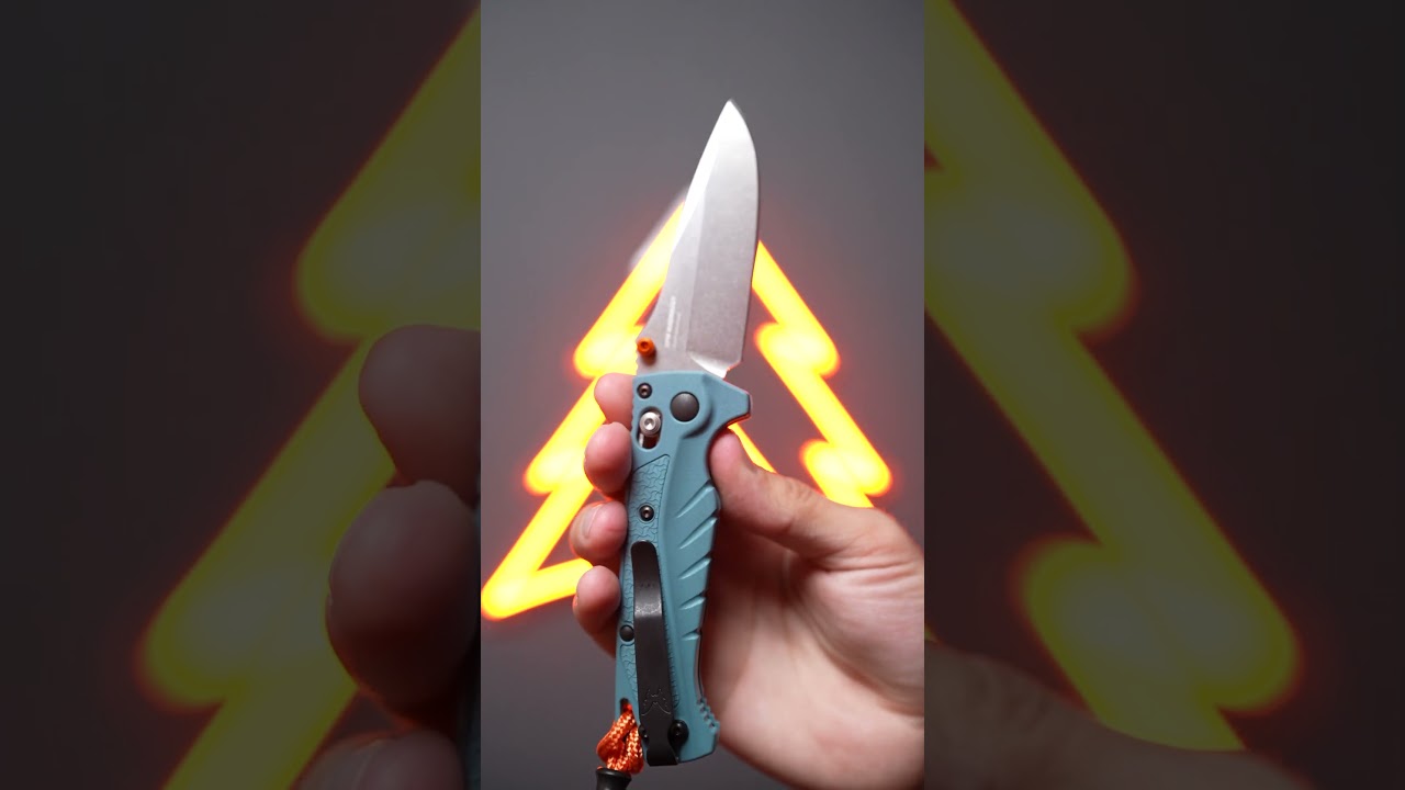 Нож Benchmade Mini Adira сталь MagnaCut рукоять Blue Grivory (18065)