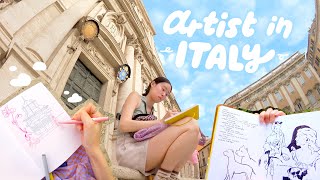 Two Weeks In Italy ☕⛅ Travel Journal Sketching, Galleries, Art Stores, Workshops, & more!