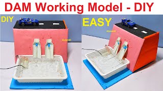 Dam Working Model 3D For Science Exhibition Using Cardboard And Waste Materials Diy Pandit