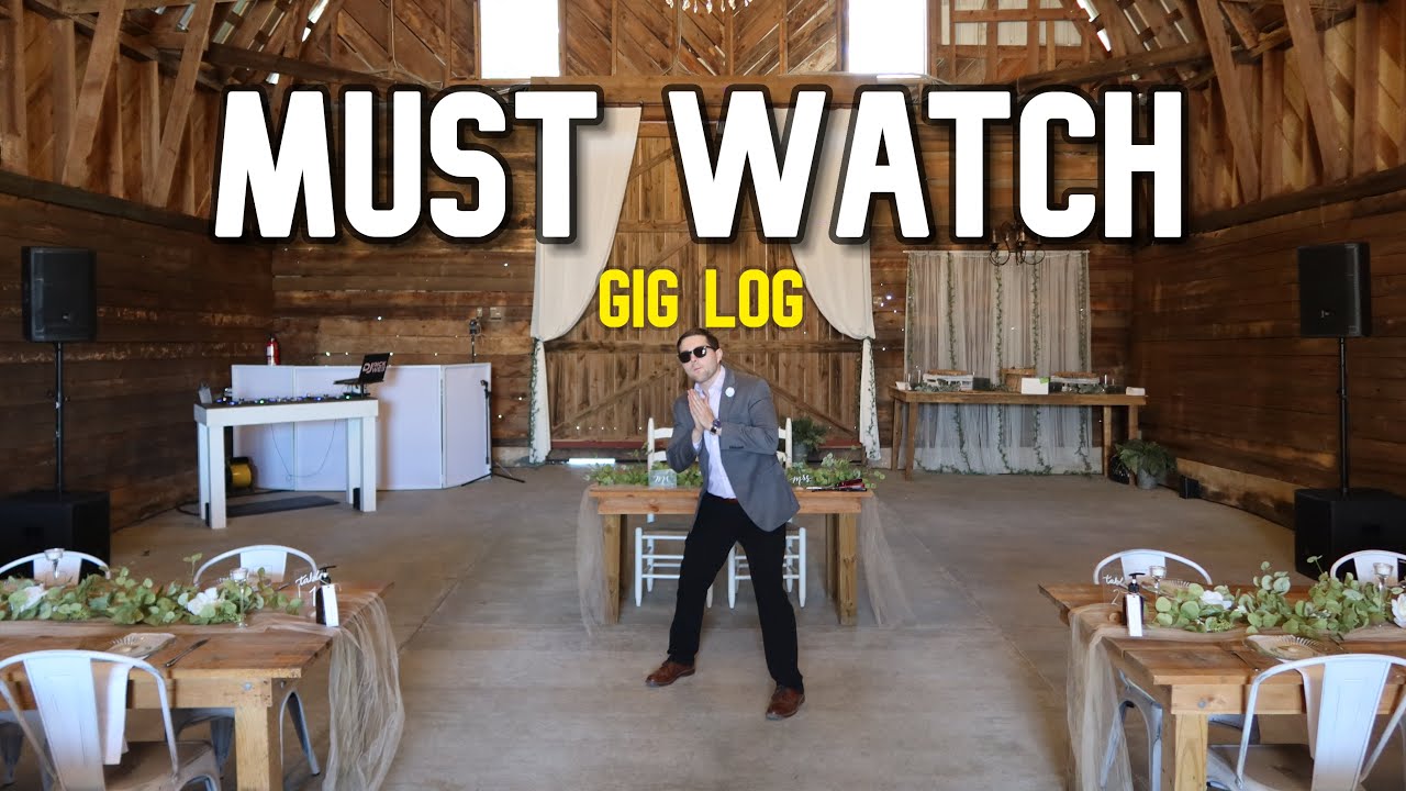 DJ GIG LOG - Wild and Crazy Wedding (1932 Barn Charlotte NC)