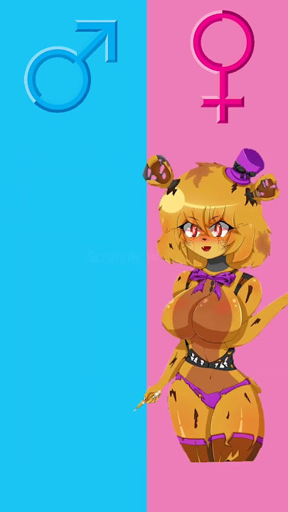 FNAF 4 Nightmare Male X Female #fnaf #shorts