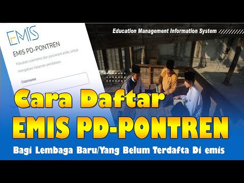 CARA DAFTAR EMIS PD PONTREN TP 2021-2022
