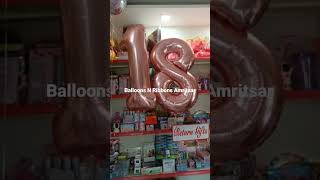 18 age helium Bunch for pleasant surprise by Balloons N Ribbons Amritsar balloons birthday